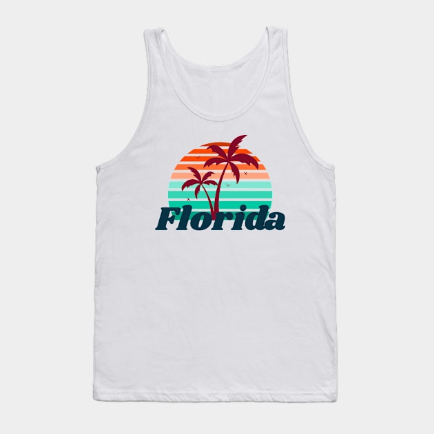 Florida Beaches Tank Top by Screamingcat